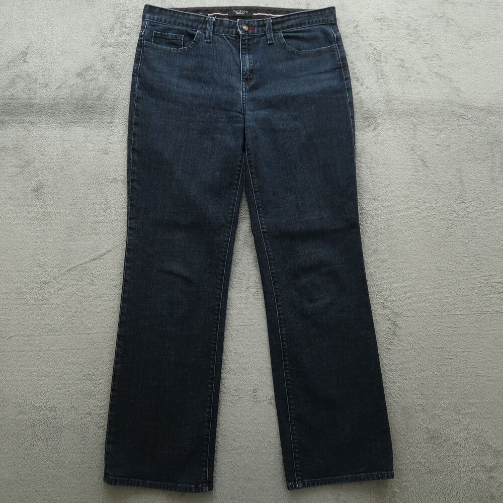 Talbots Jeans Women's Size 10 Blue Mid-Rise Bootcut Denim Pants 31" Inseam